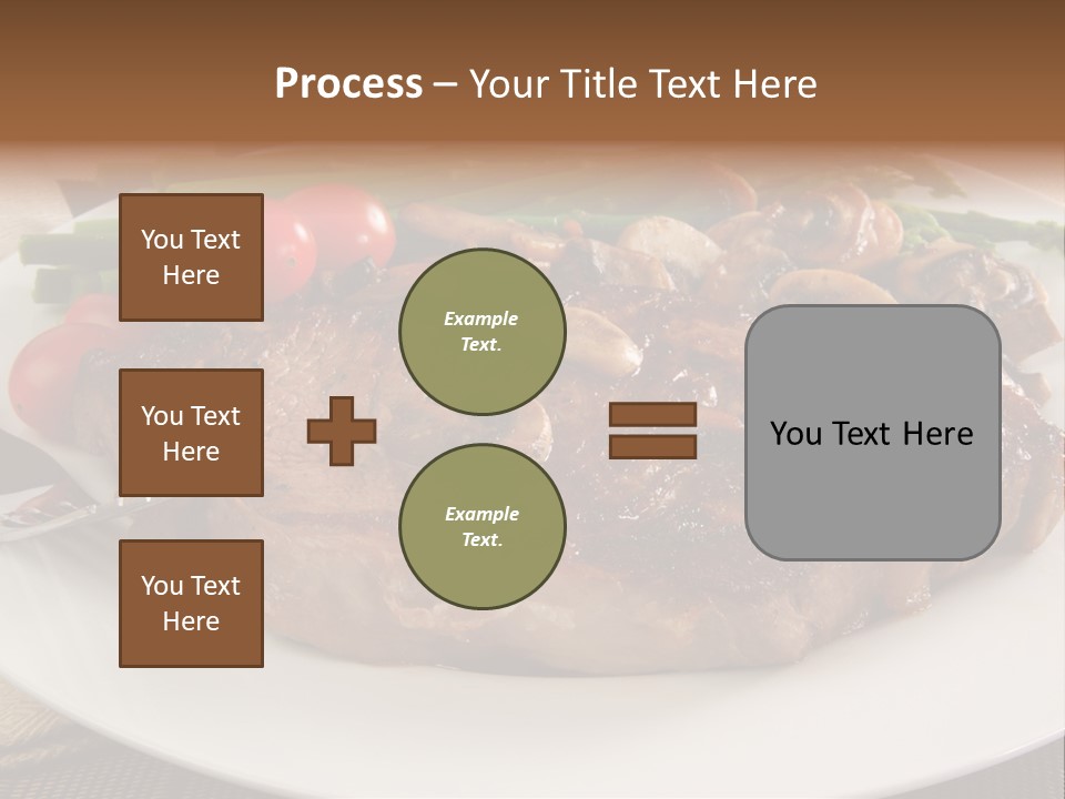Dinner Mushrooms Broiled PowerPoint Template