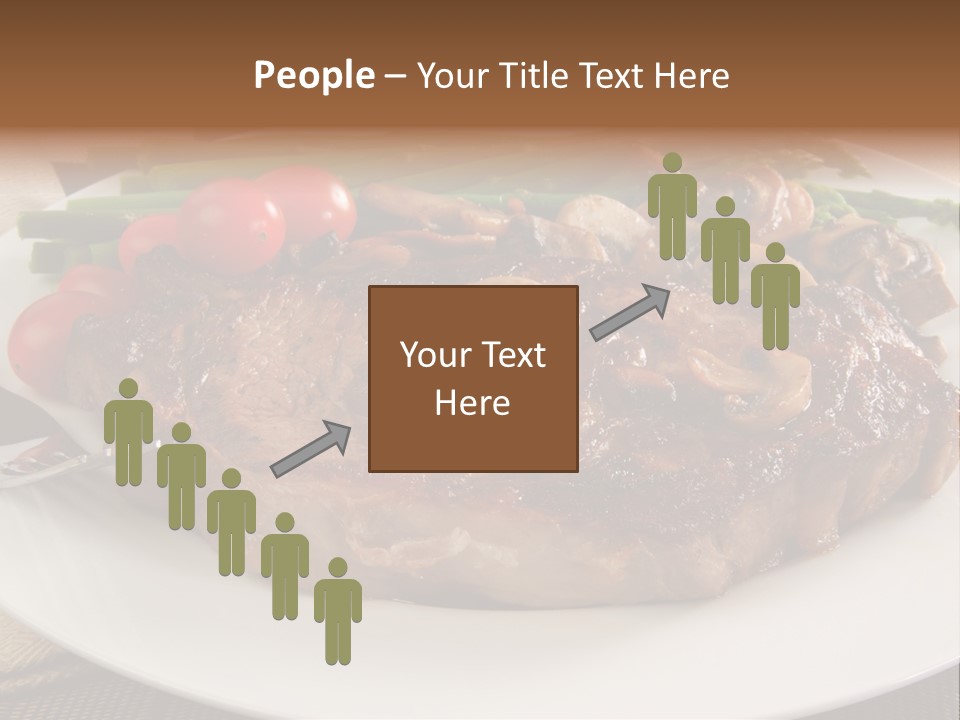 Dinner Mushrooms Broiled PowerPoint Template