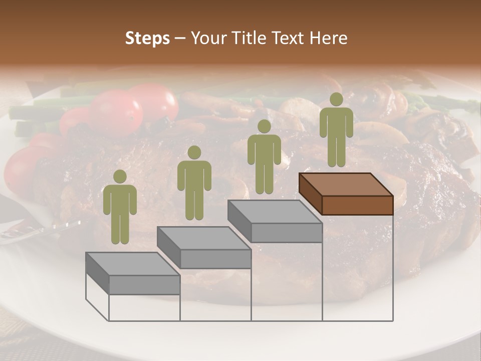 Dinner Mushrooms Broiled PowerPoint Template
