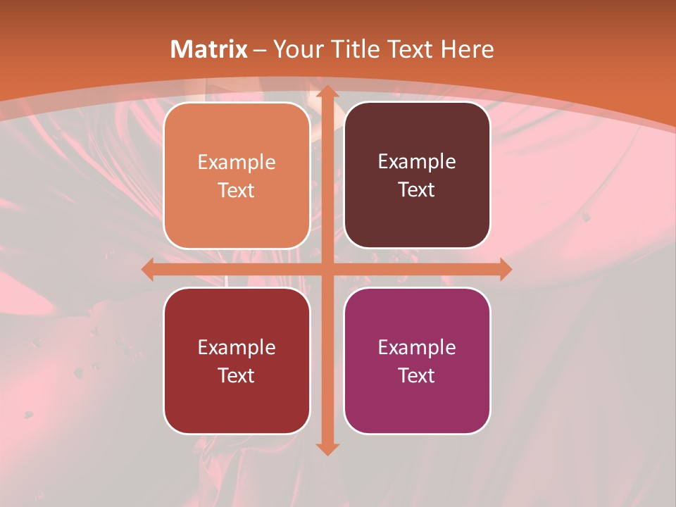 Isolated Saint Brunette PowerPoint Template