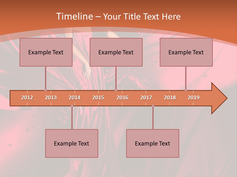 Isolated Saint Brunette PowerPoint Template