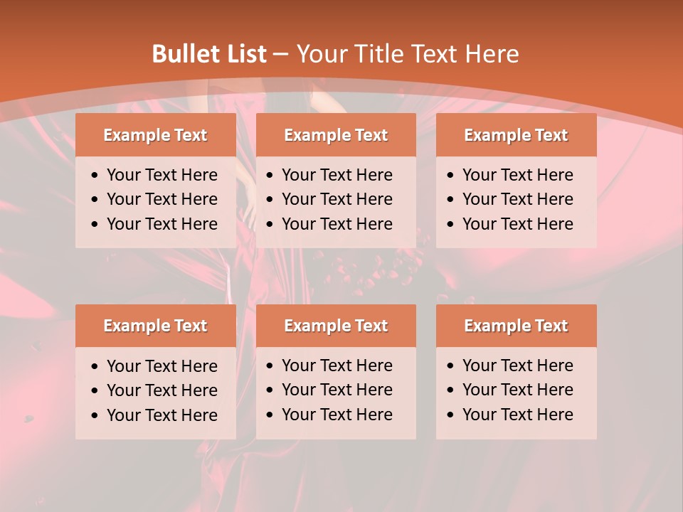 Isolated Saint Brunette PowerPoint Template