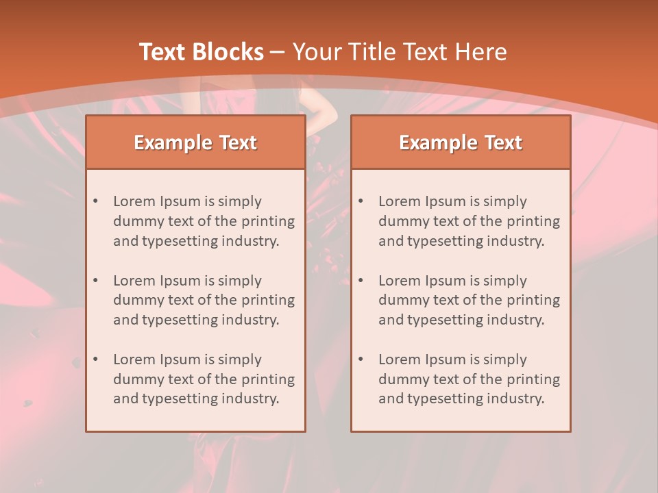 Isolated Saint Brunette PowerPoint Template
