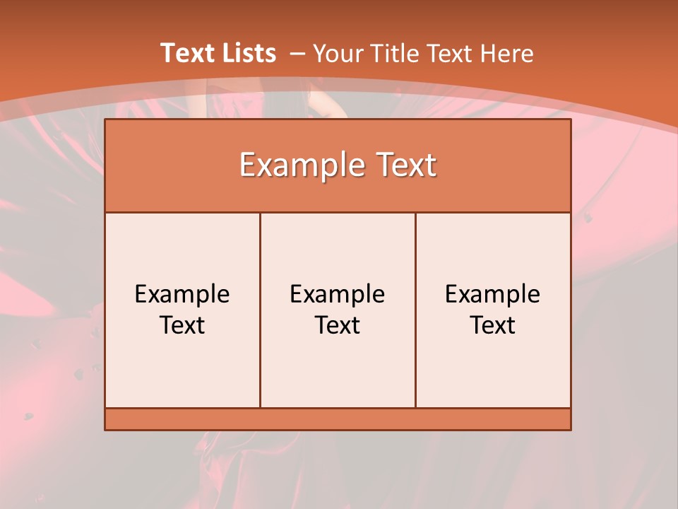 Isolated Saint Brunette PowerPoint Template