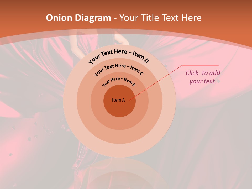 Isolated Saint Brunette PowerPoint Template