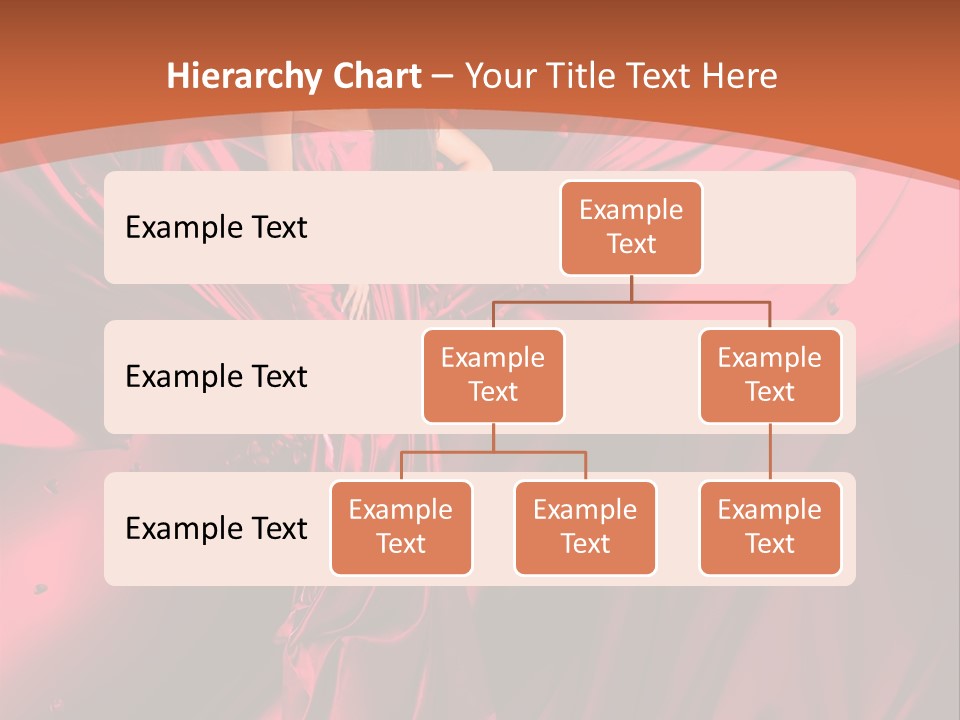 Isolated Saint Brunette PowerPoint Template
