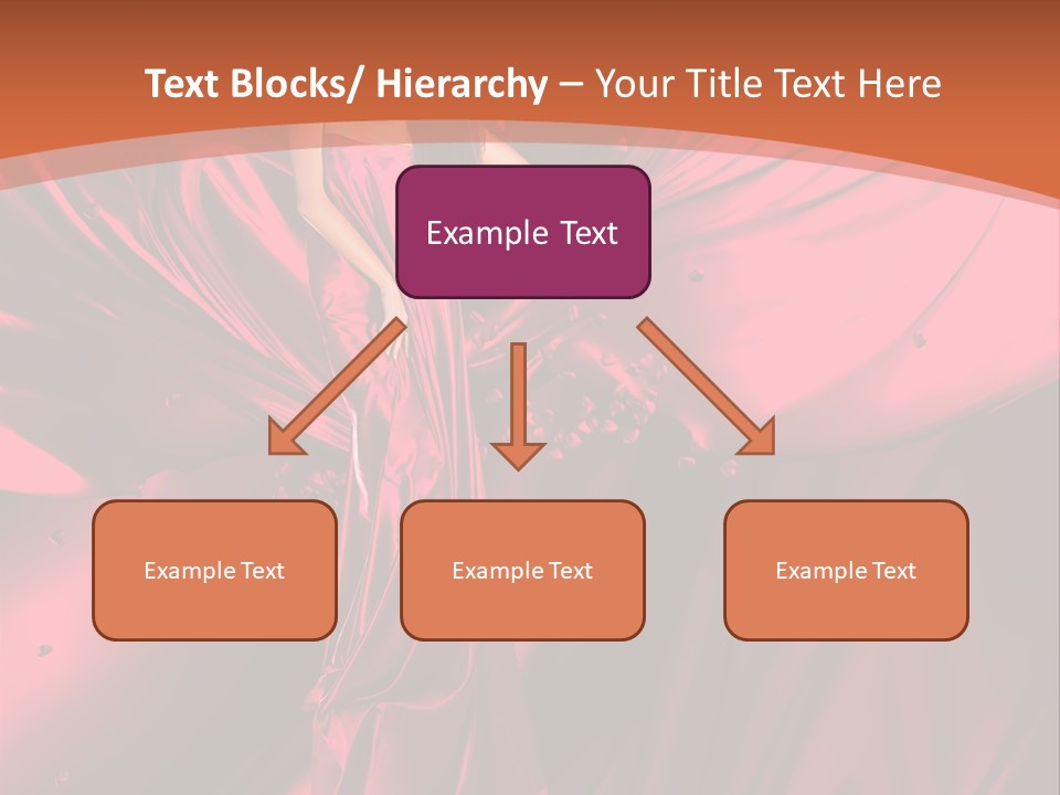 Isolated Saint Brunette PowerPoint Template