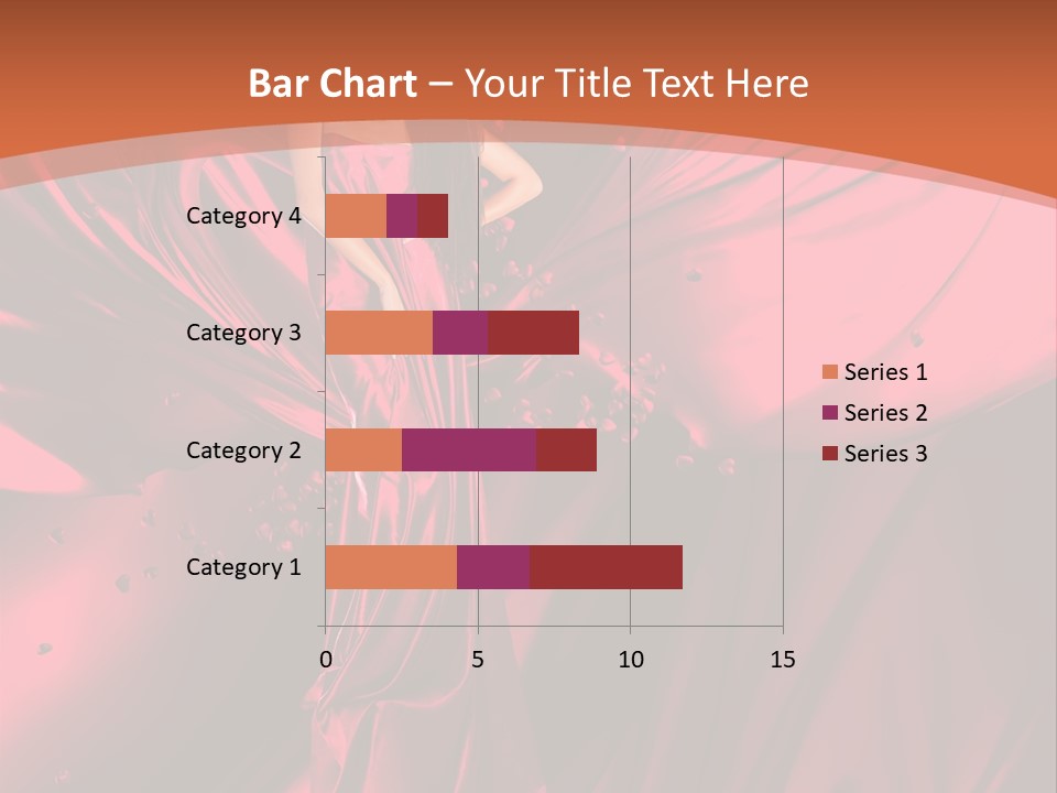 Isolated Saint Brunette PowerPoint Template