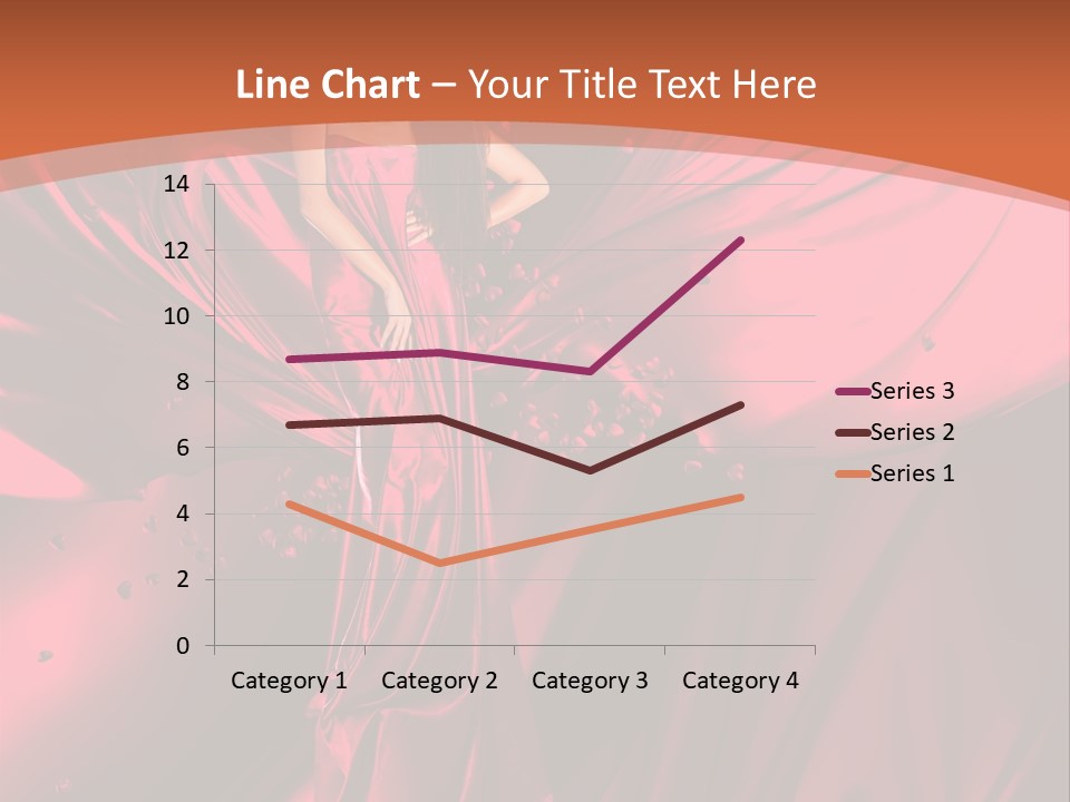 Isolated Saint Brunette PowerPoint Template