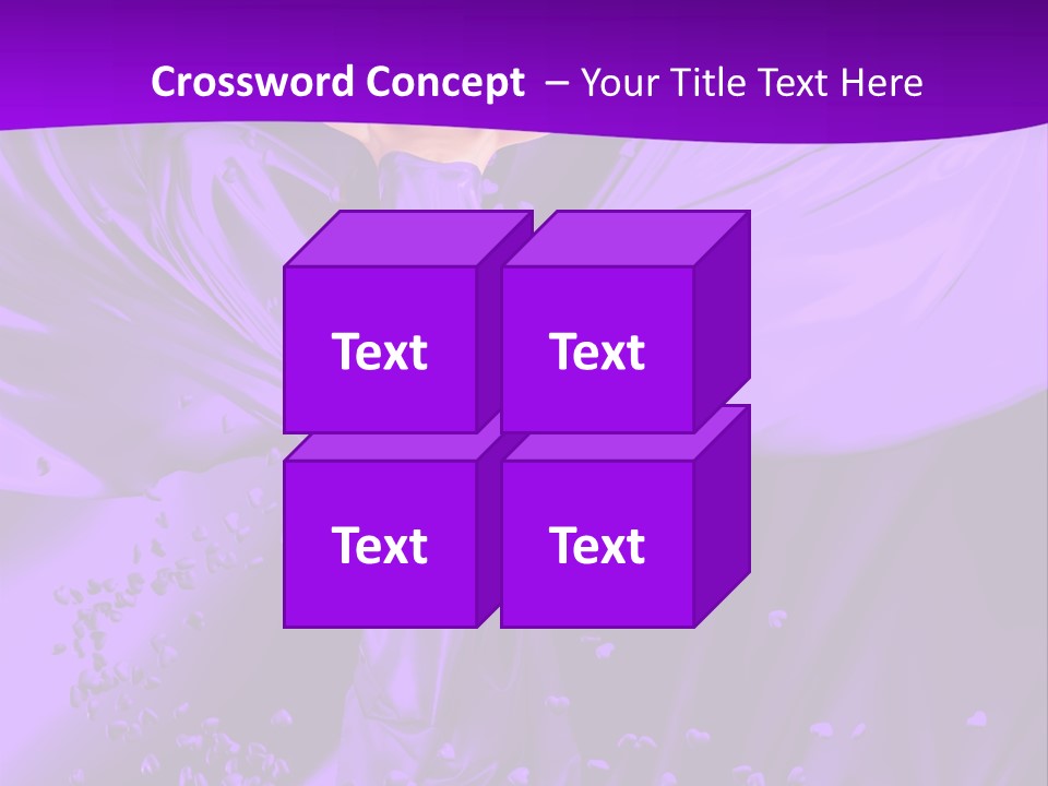 Magnificent Person White PowerPoint Template