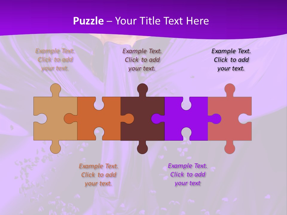 Magnificent Person White PowerPoint Template