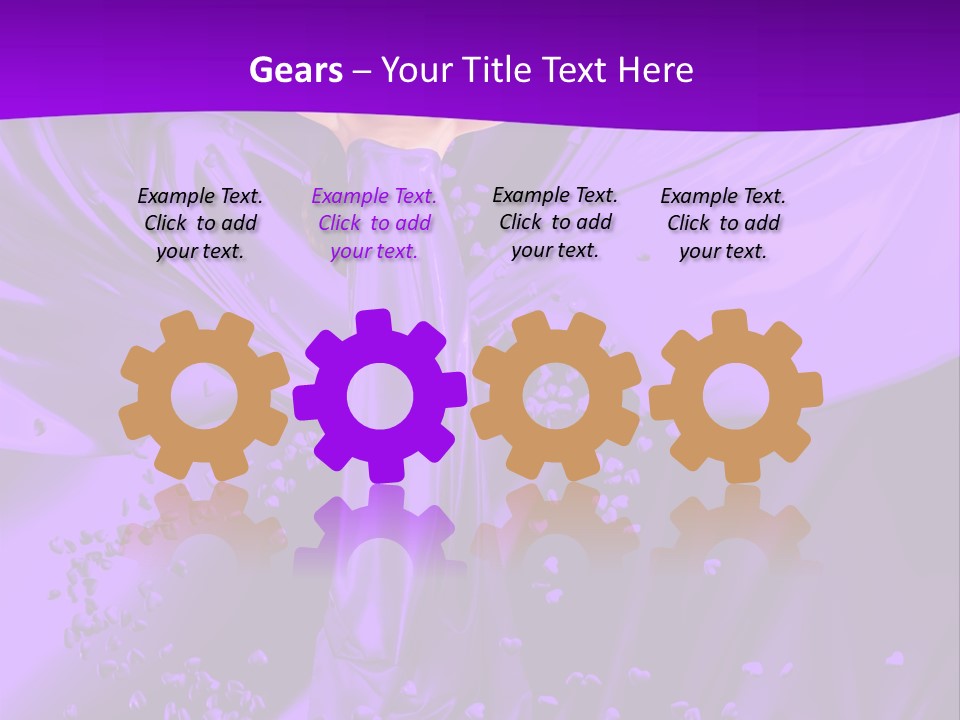 Magnificent Person White PowerPoint Template