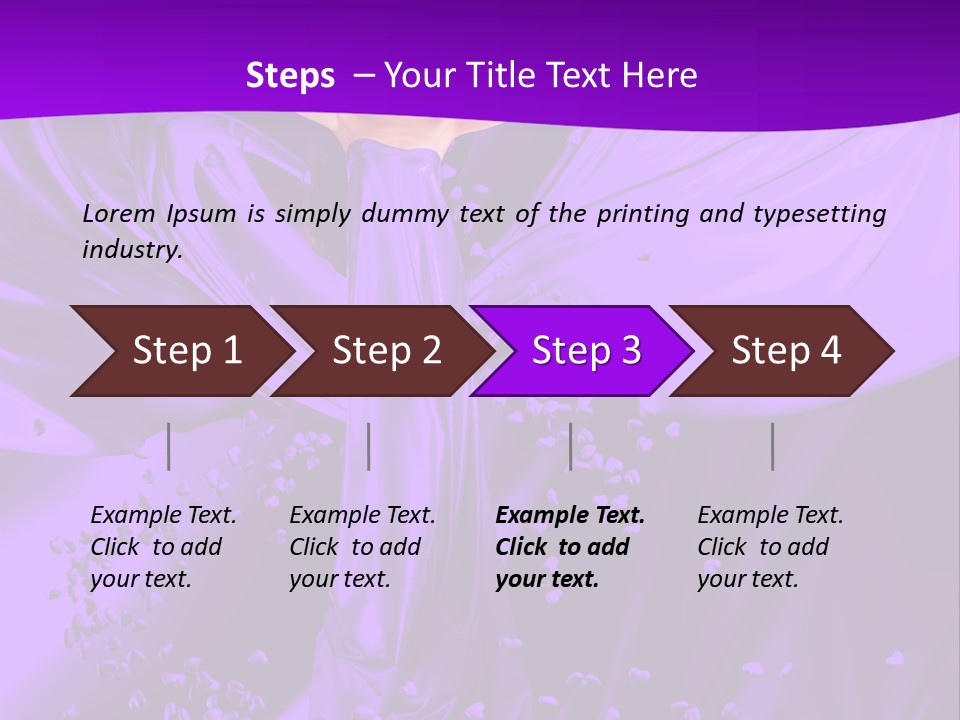 Magnificent Person White PowerPoint Template