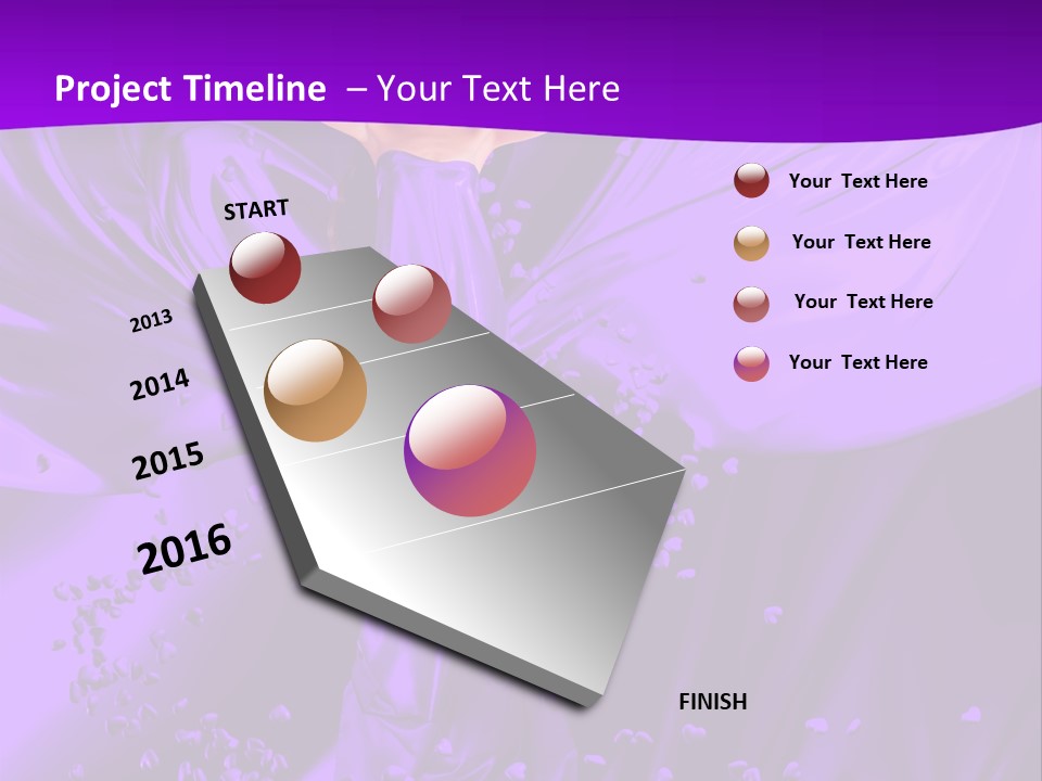 Magnificent Person White PowerPoint Template