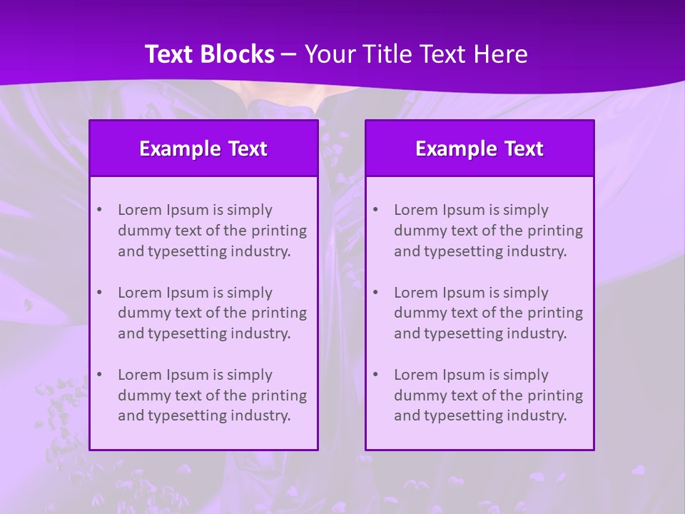 Magnificent Person White PowerPoint Template