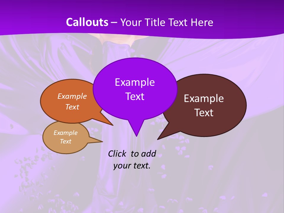 Magnificent Person White PowerPoint Template
