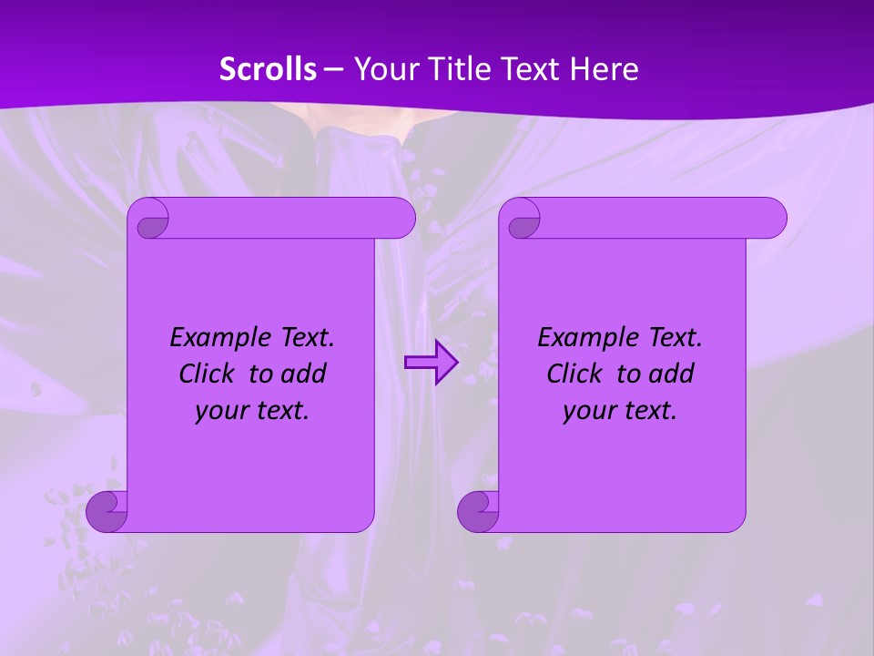 Magnificent Person White PowerPoint Template