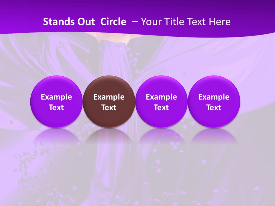 Magnificent Person White PowerPoint Template