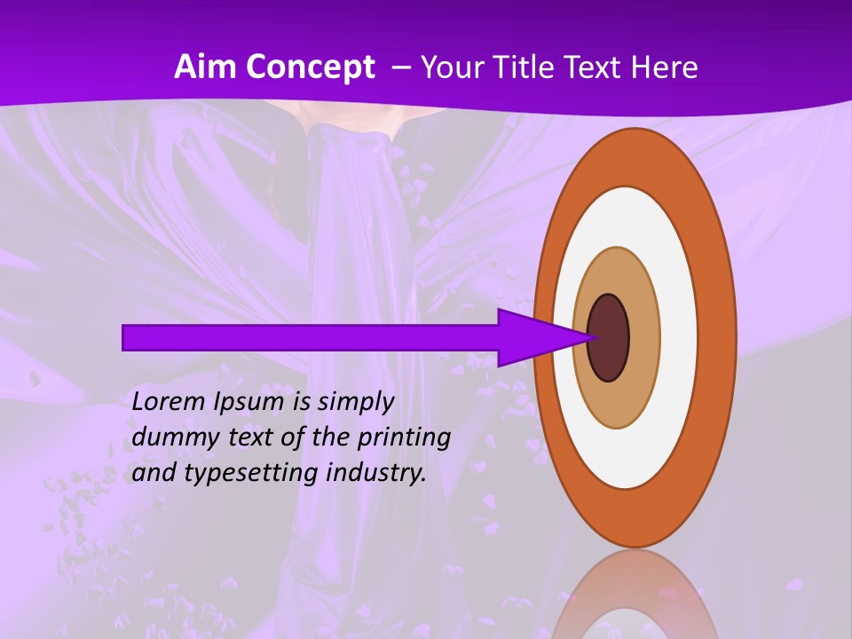 Magnificent Person White PowerPoint Template