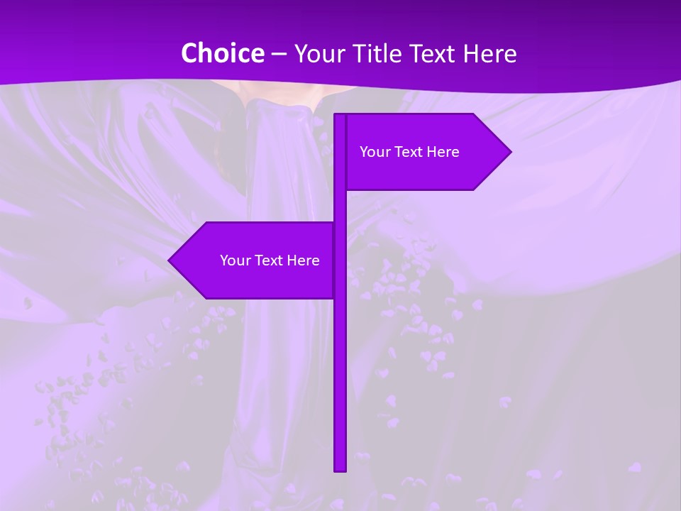 Magnificent Person White PowerPoint Template