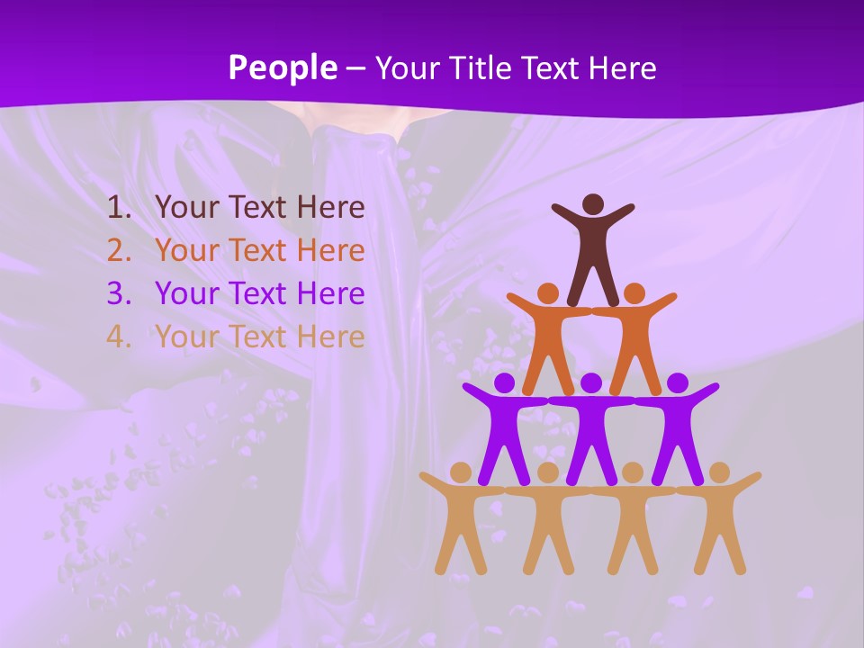 Magnificent Person White PowerPoint Template