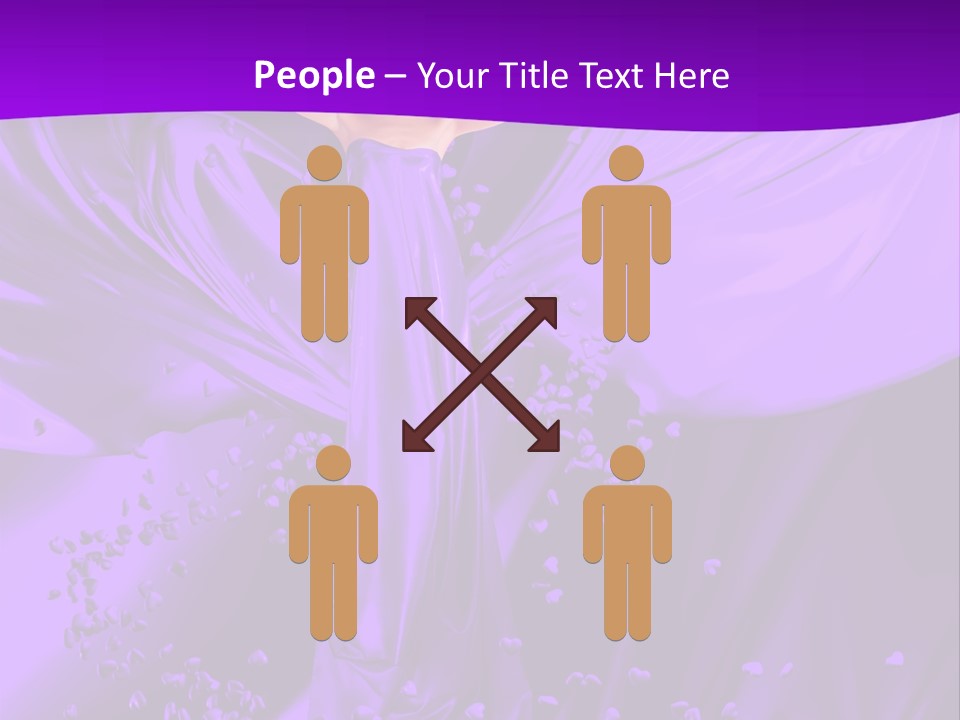 Magnificent Person White PowerPoint Template