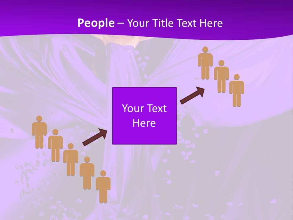 Magnificent Person White PowerPoint Template