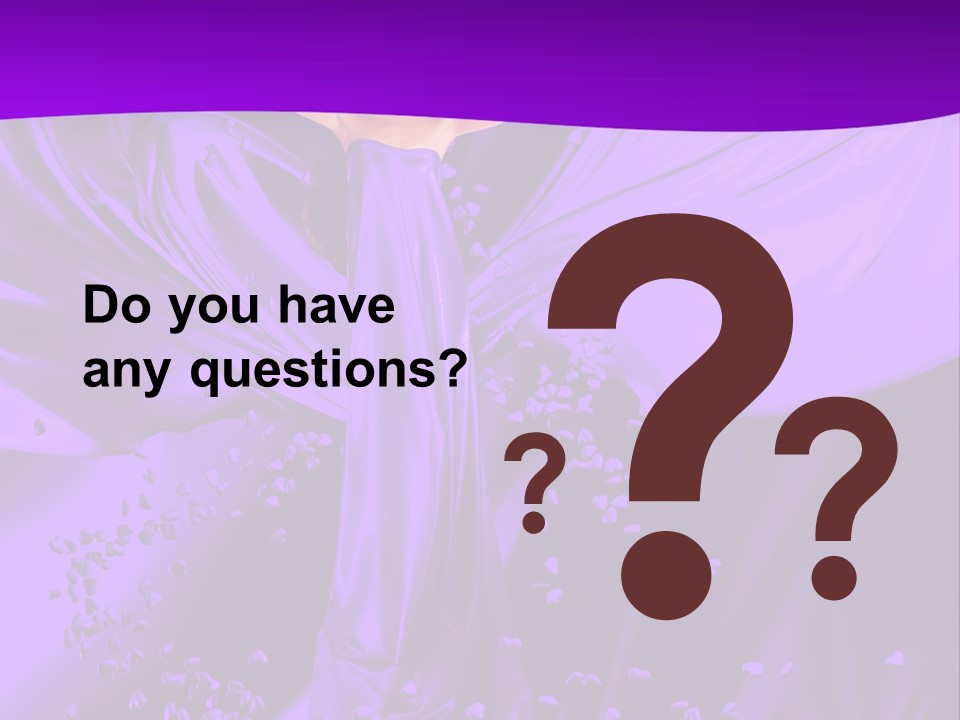 Magnificent Person White PowerPoint Template