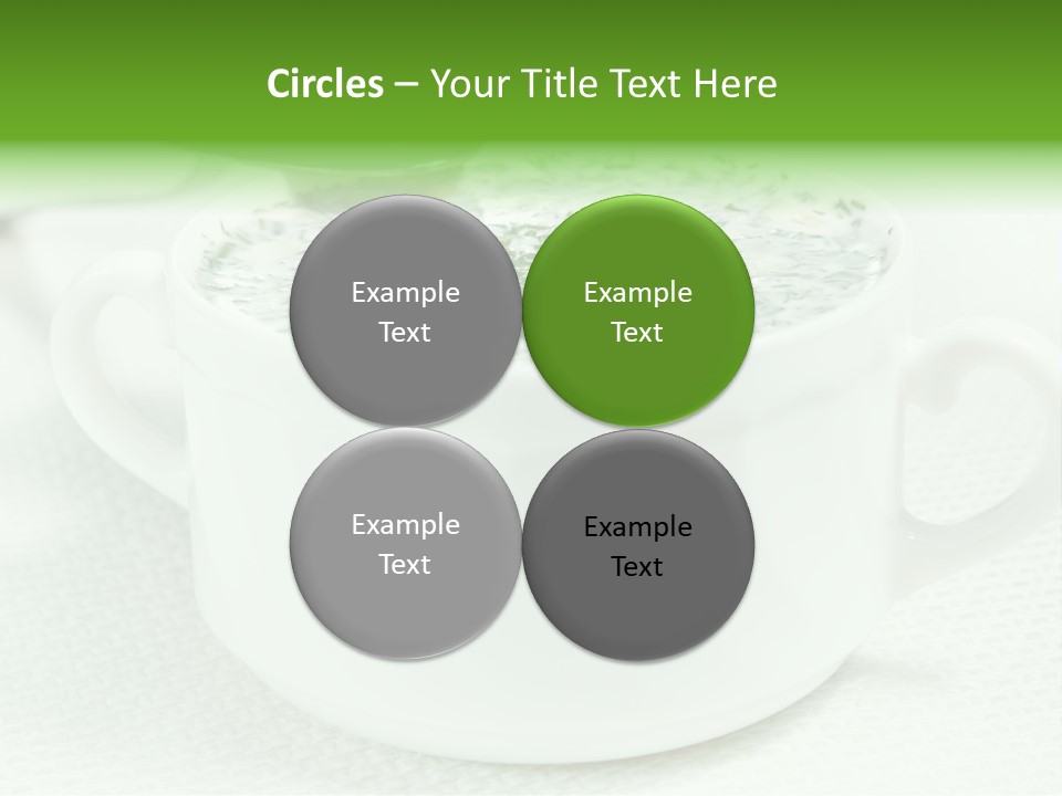 Dining Lunch Green PowerPoint Template