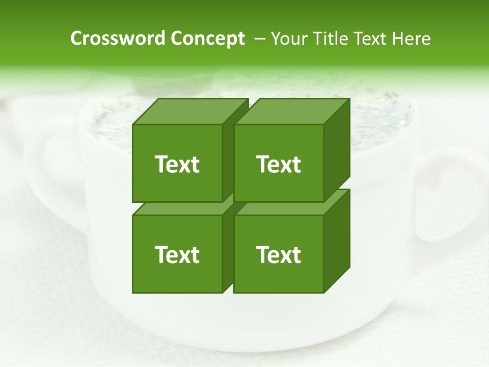 Dining Lunch Green PowerPoint Template