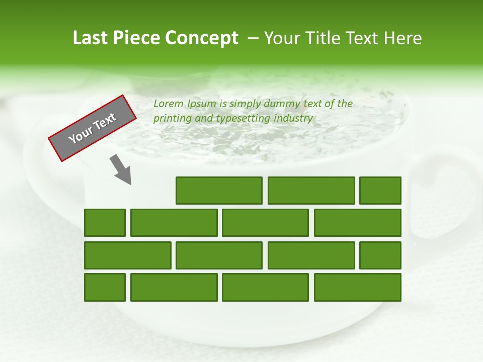 Dining Lunch Green PowerPoint Template