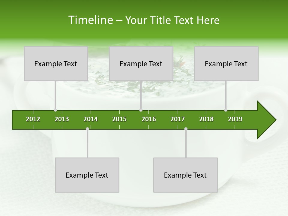 Dining Lunch Green PowerPoint Template