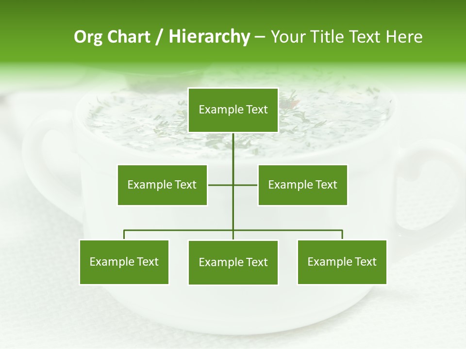 Dining Lunch Green PowerPoint Template