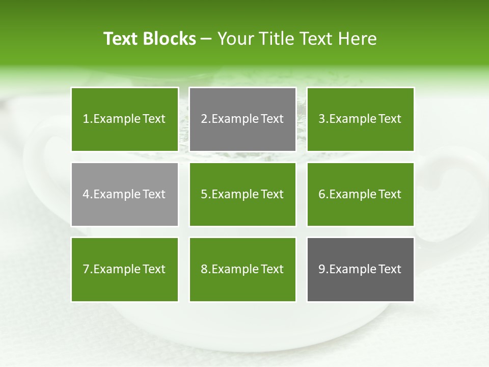Dining Lunch Green PowerPoint Template