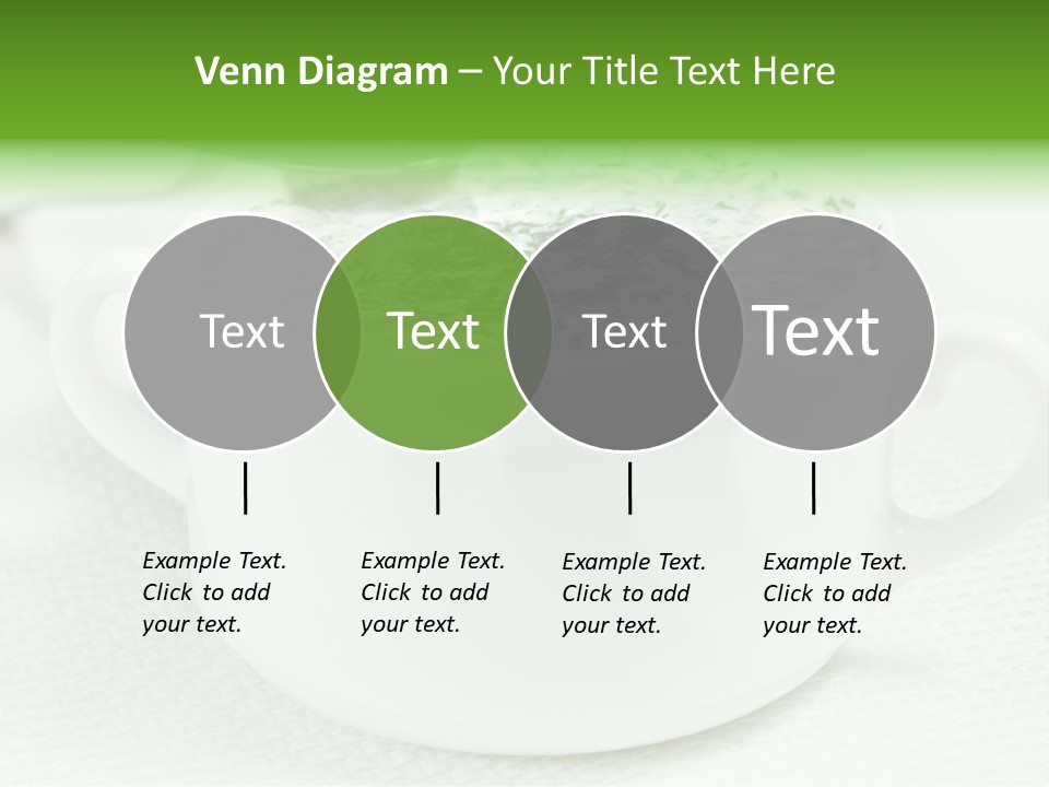 Dining Lunch Green PowerPoint Template