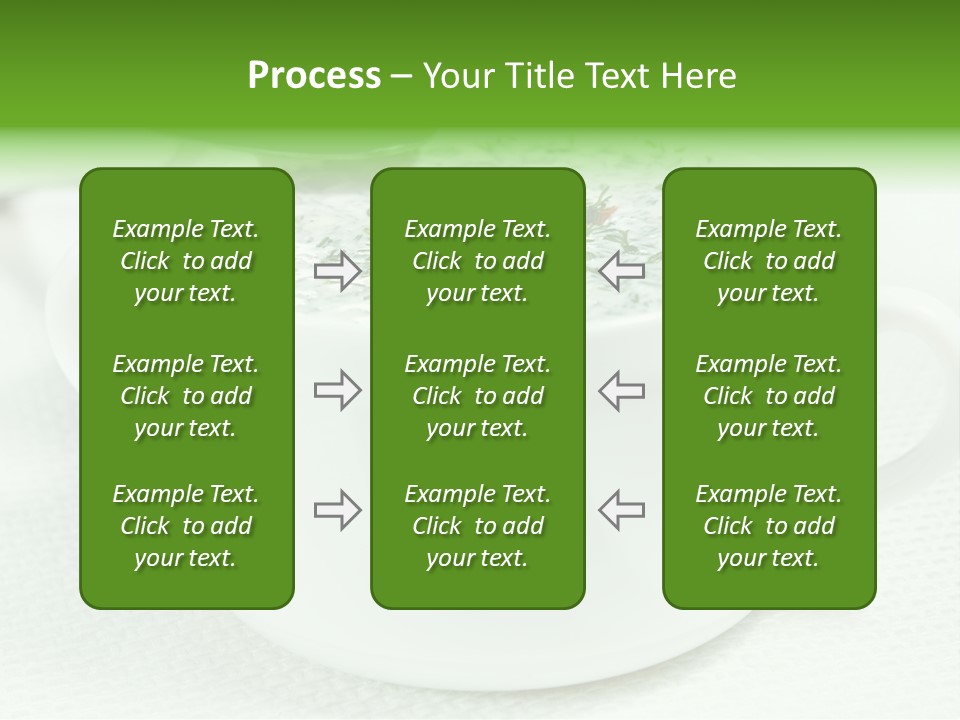 Dining Lunch Green PowerPoint Template