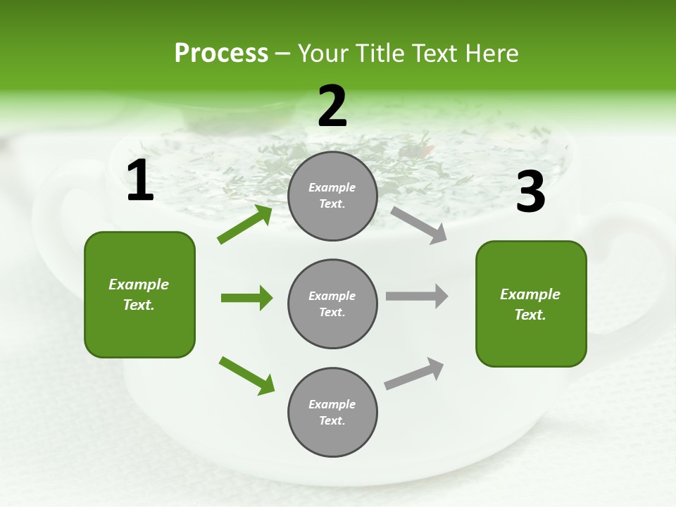 Dining Lunch Green PowerPoint Template