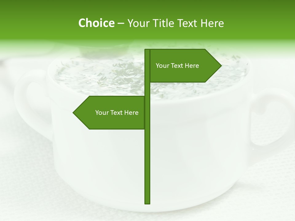 Dining Lunch Green PowerPoint Template