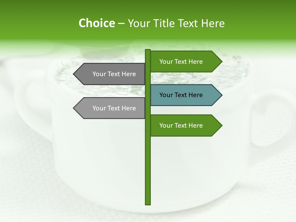 Dining Lunch Green PowerPoint Template