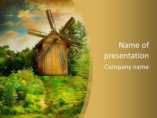 Traditional Environmental Ecology PowerPoint Template