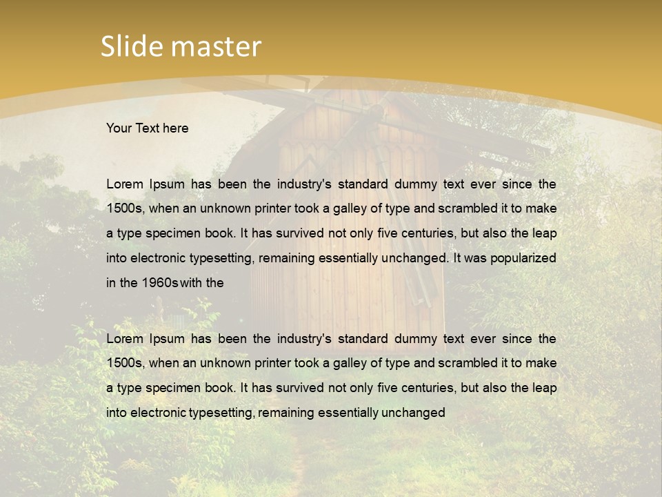 Traditional Environmental Ecology PowerPoint Template