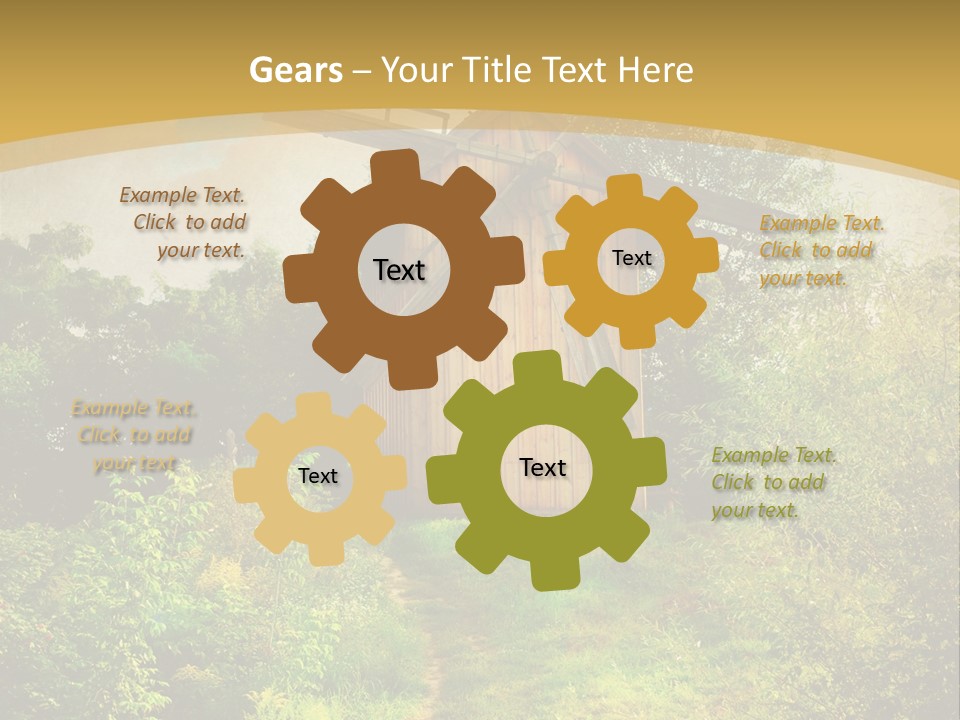 Traditional Environmental Ecology PowerPoint Template