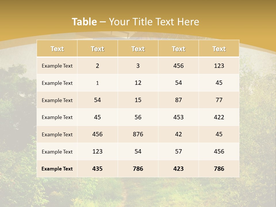 Traditional Environmental Ecology PowerPoint Template
