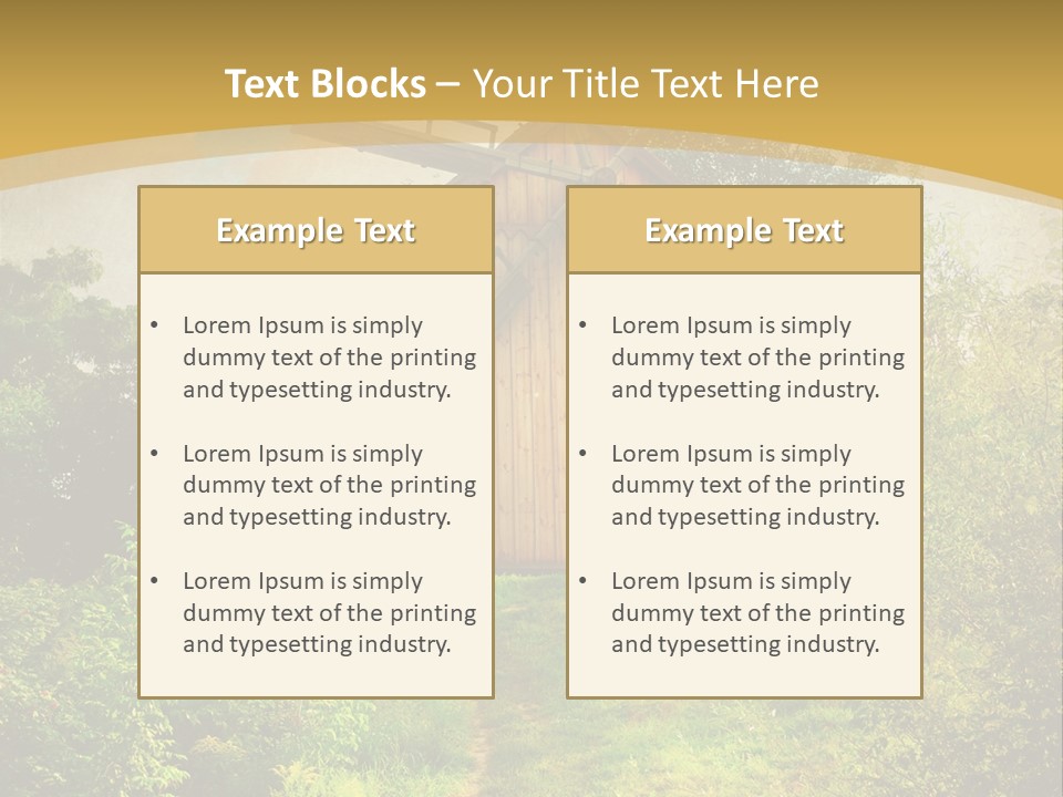 Traditional Environmental Ecology PowerPoint Template