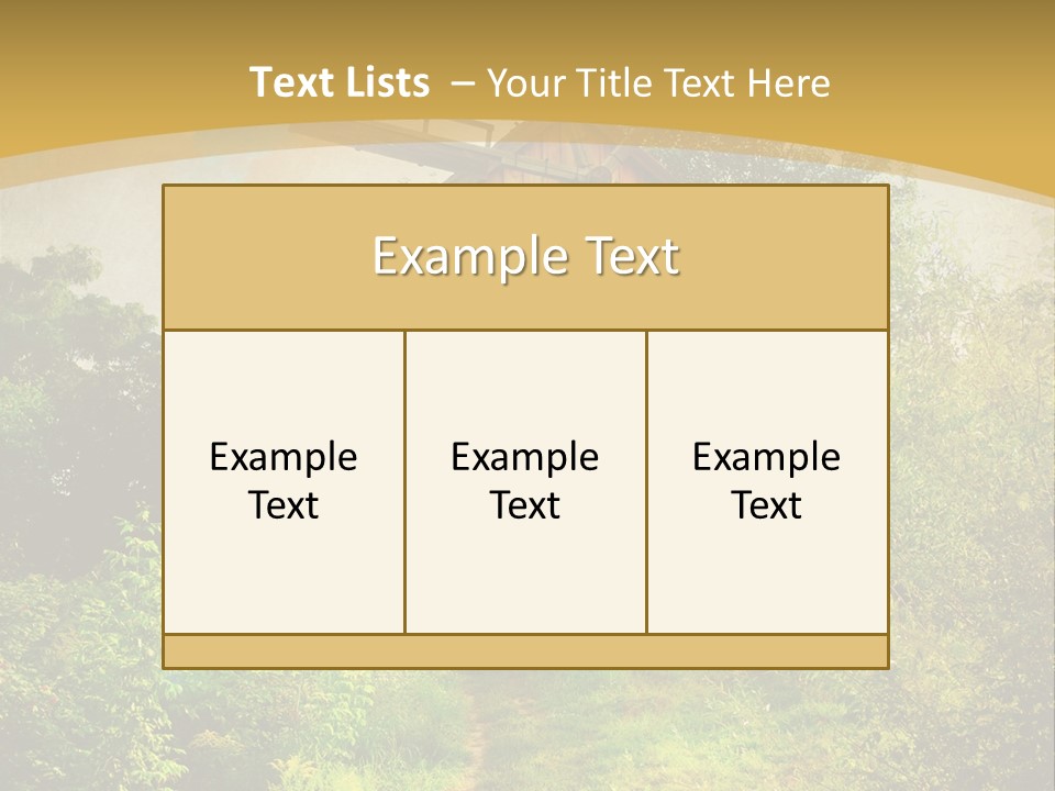 Traditional Environmental Ecology PowerPoint Template