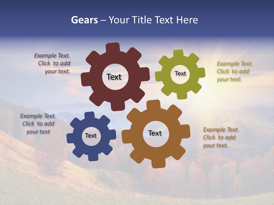 Natural Nature Floral PowerPoint Template