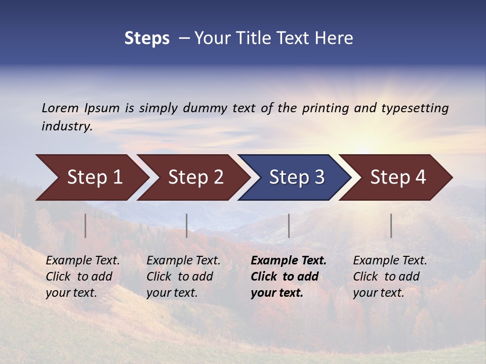 Natural Nature Floral PowerPoint Template