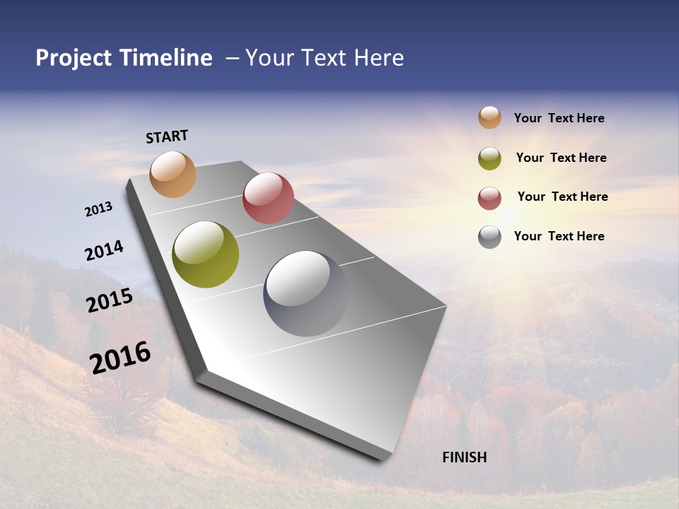 Natural Nature Floral PowerPoint Template