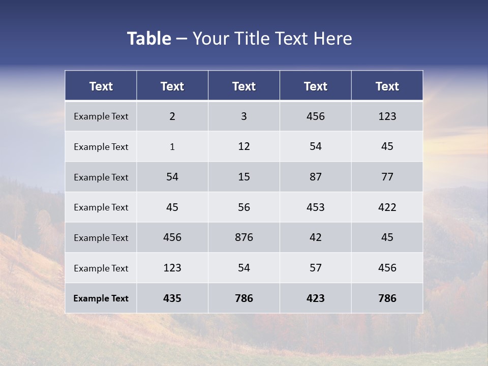 Natural Nature Floral PowerPoint Template