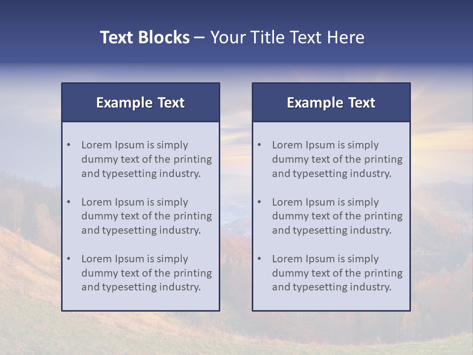 Natural Nature Floral PowerPoint Template